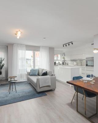 DELUXE APARTMENT 2 Schlafzimmer - Aufzug - kostenlos Parken - Balkon - Messe Flughafen