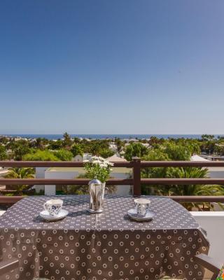 Casa Loro Azul Terraza piscina y vistas al mar