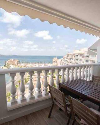 Renovated apartment in La Manga with great sunset