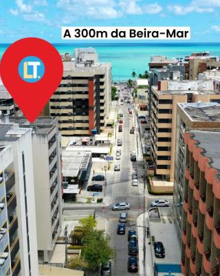 EDF SEVILHA - Apartamento com 1 suíte climatizada e 2 Banheiros, Sala Climatizada a 300 metros da Beira-Mar de Ponta Verde - EXCELENTE LOCALIZAÇÃO