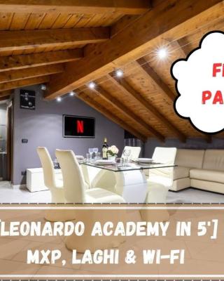 Leonardo Academy in 5' - Parcheggio Gratis - laghi & Wi-FI