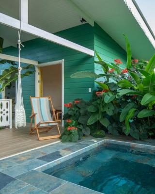 Namaitamí Casa Hermosa con AC y piscina a Solo 650 Metros del Parque Nacional Cahuita