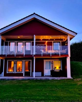 Riverside villa
