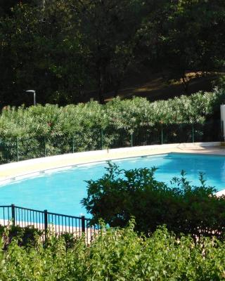Standing T2 Domaine des palmiers air-conditioned with parking and pool