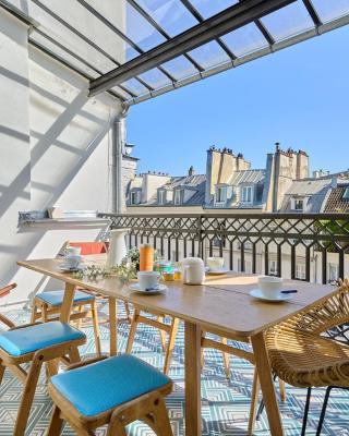 Apartment center of Paris with terrace by Studio prestige