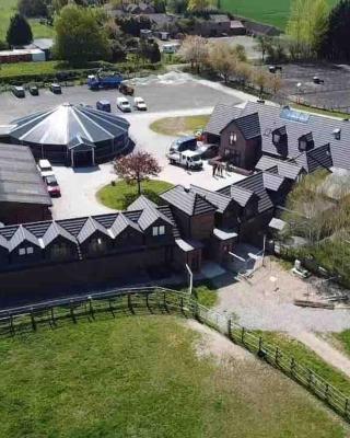 Hanaverian suit with amazing views of stud farm.