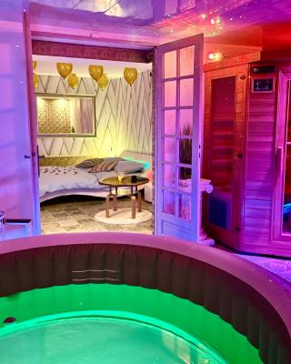 Espace détente jacuzzi sauna