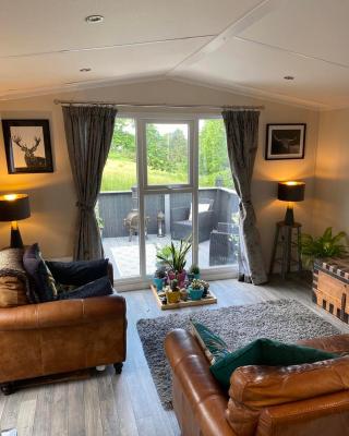 Lovely new caravan by Loch Long