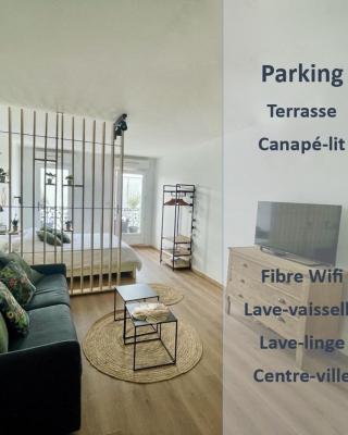 ALP Chartres - Grand studio avec terrasse et parking