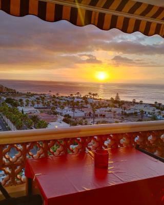 Palm-Mar Appartement Celeste 250m de l'ocean vue mer panoramique