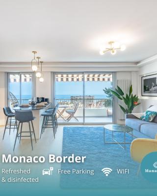 Baie de Monaco, Vue Mer, Terrasse, Parking Gratuit