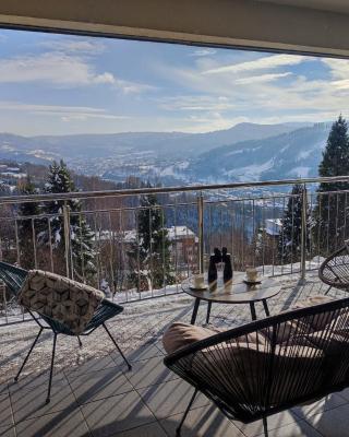 Apartament widokowy z tarasem Bukowa Wisła