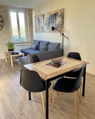 Saint-Aubin-Sur-Mer: Bel appartement traversant