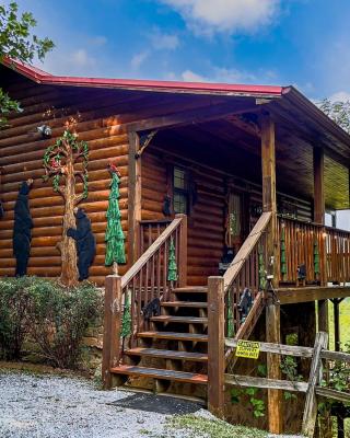 Rustic Cabin, Fire Pit with HotTub, Mountain Views, Peaceful Location