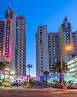 7th Floor 1 BR Resort Condo Direct Oceanfront Wyndham Ocean Walk - Daytona Funland 702