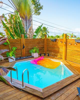 Au cœur du papillon piscine privée