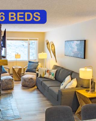 2 Bedroom and Wall Bed Mountain Getaway Ski In Ski Out Condo with Hot Pools Sleeps 8