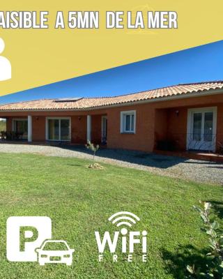 "Villa Bernardini" vacances paisible à 2km de la mer