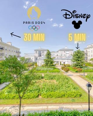 Cosy Yellow - Disney 15min walk - JO 30 min- Free Parking