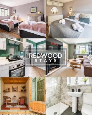 2 Bed 1 Bath House, Perfect for Corporate, Contractors & Families x2 FREE Parking, Garden, Netflix By REDWOOD STAYS