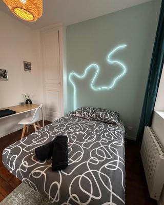 La chambre turquoise