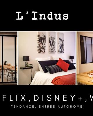 L'Indus 3 étoiles Wifi, Netflix, Disney, Coeur de Bastide