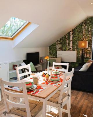 Studio 4 pers avec balcon et jardin