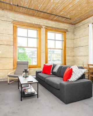 New York Style Loft with Parking Exchange District Coffee Gym