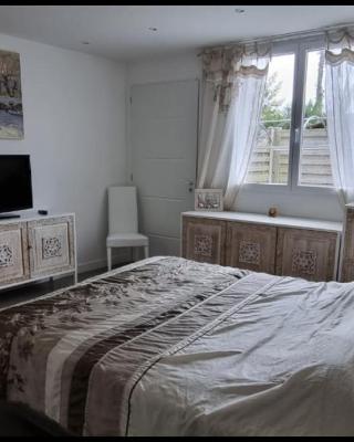 Belle chambre privée avec douche et toilette indépendantes dans une magnifique villa