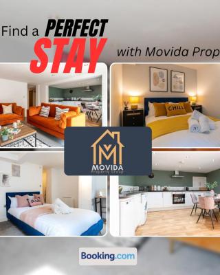 Stylish Two Bed Town Centre Apartment By Movida Property Group Short Lets & Serviced Accommodation With Parking