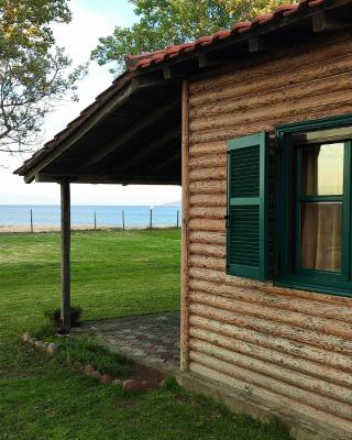 Wooden beach house / Nea Roda, Halkidiki