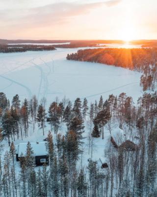 Loistava huvila Inarinjärven rannalla Inarin kunnassa