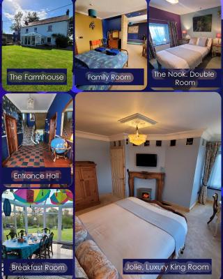 Hideaway Escapes, Farmhouse B&B & Holiday Home, Ideal family stay or Romantic break, Friendly animals on our smallholding in beautiful Pembrokeshire setting close to Narberth
