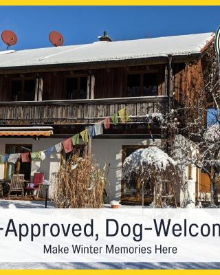 Chalet Weyarn - Doppelzimmer mit Gartenblick