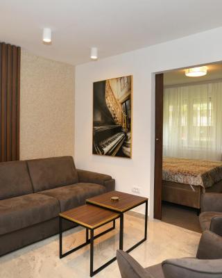 Piano Luxe Apartment with Sauna and bicycles