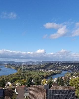 Rheinblick am Rheinsteig Urbar-Koblenz