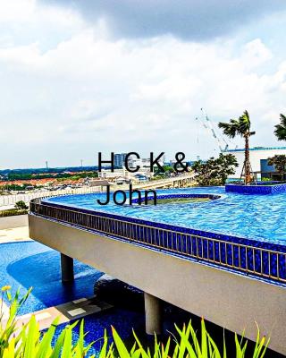 Double Storey Pool at Trio Setia by HCK