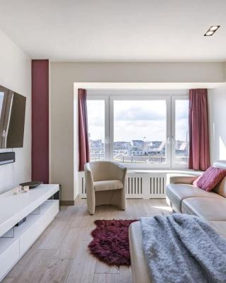 Harbour view apartment in Blankenberge