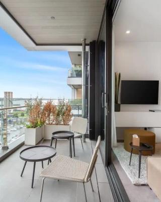 Sleek Modern Studio with Balcony
