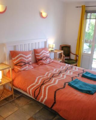 Gîte l échappée bleue Dromoise - la chambre