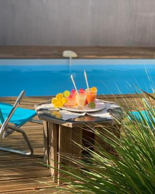 Bas de villa de 3 chambres et spa