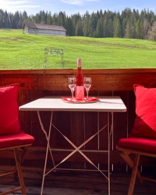 Ferienwohnung Bergblick am Rande der Wildnis