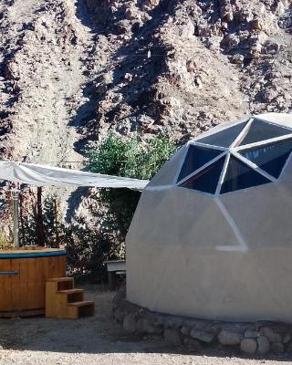 Hermoso Domo privado para 2 personas con tinaja-Cochiguaz Valle De Elqui