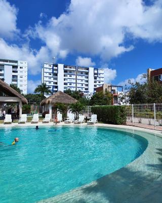 Depa en Cancun con alberca