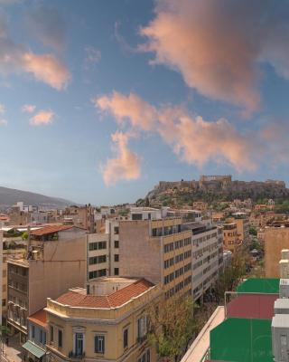 Top-Floor Athens Studio with Stunning Views of the Parthenon
