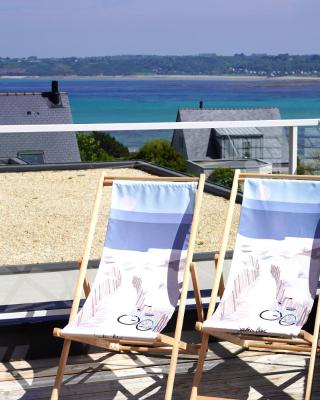 La Bernique bleue de Perros gîte vue mer