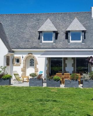 Maison Golfe du Morbihan - Vue Mer - Plage à 600m - 6 Chambres