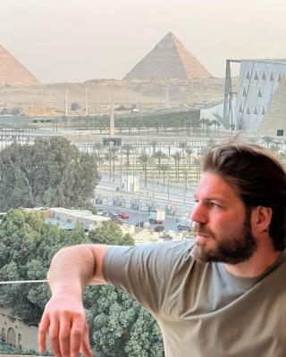 Asia Grand Museum & Pyramids view
