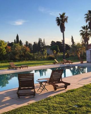 "MAS TRAMONTANE "chambres d'hôtes et studio avec piscine dans parc arboré