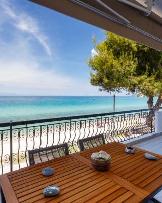 Siviri Sunset Amazing Sea View- With fireplace -Starlink wifi